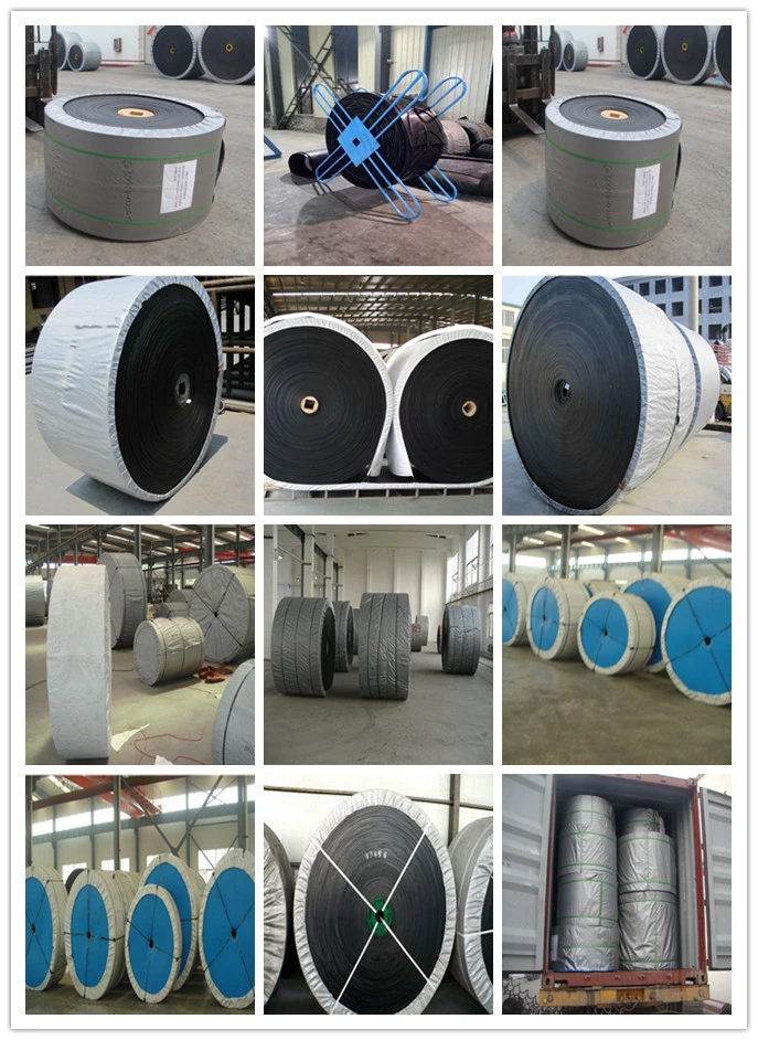 Ep 400/3, 4+2 Rubber Conveyor Belting Oil Resistance Ep Belt for Sand/Mine/Stone Crusher/Coal